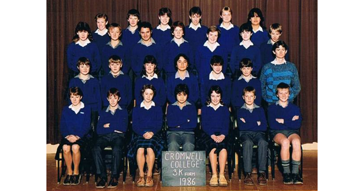 School Photo 1980 s Cromwell College Cromwell MAD On New Zealand