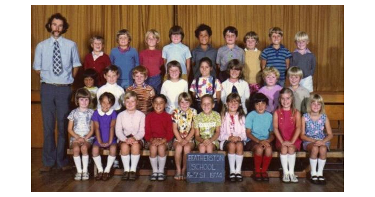 School Photo 1970's / Featherston School Featherston MAD on New