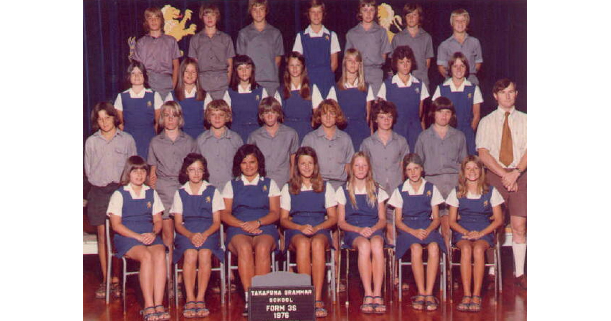 School Photo - 1970's   Takapuna Grammar School - Auckland 