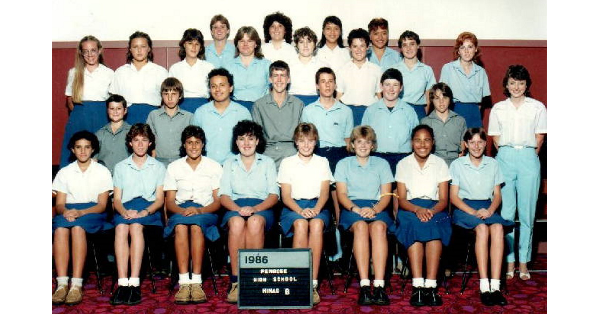 School Photo - 1980's / Penrose High School - Auckland | MAD on New Zealand