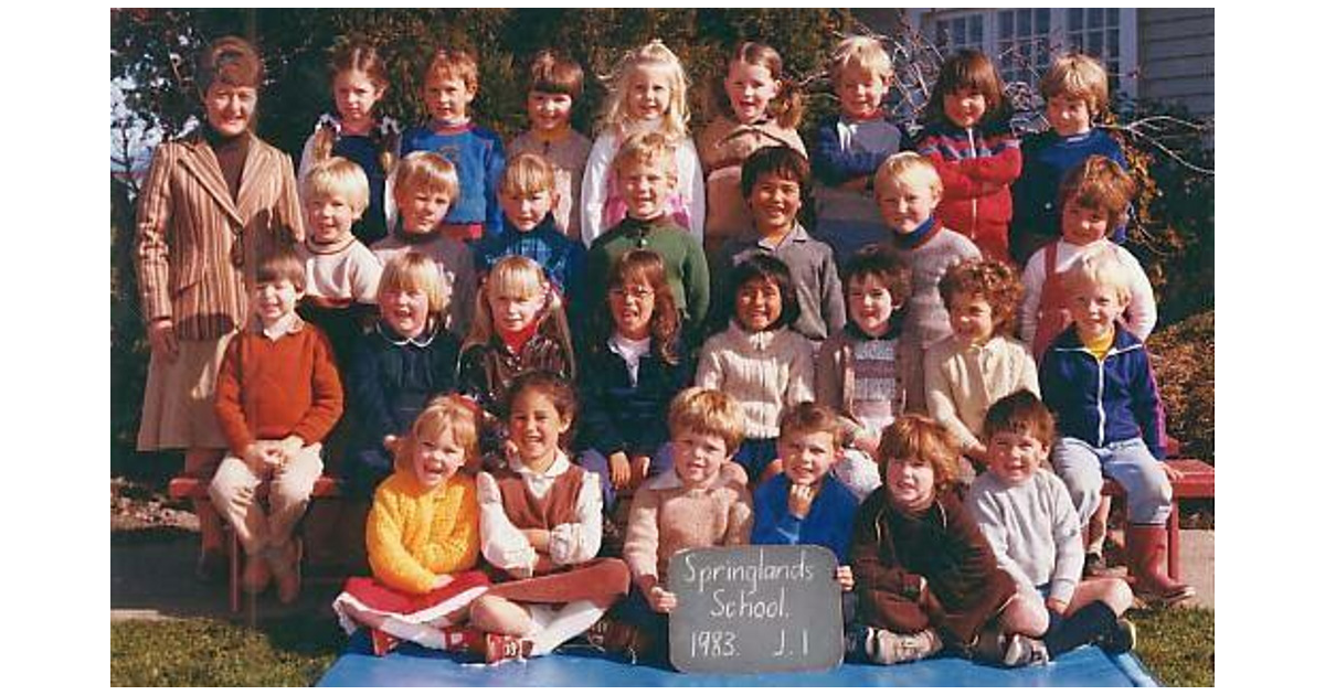 School Photo - 1980's / Springlands School - Blenheim | MAD on New Zealand