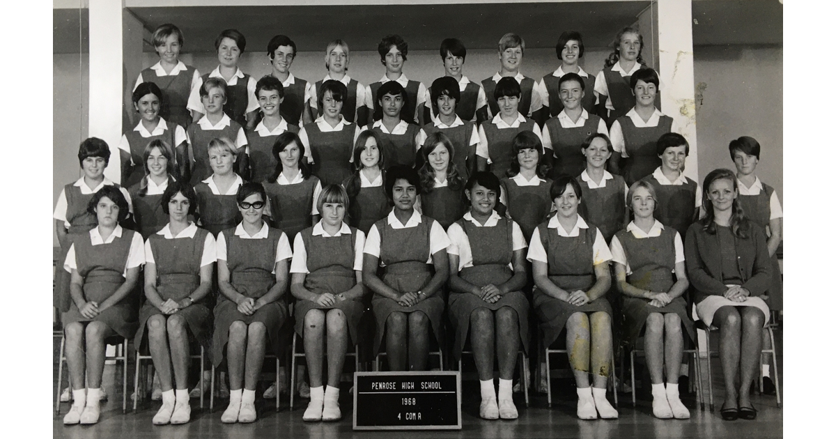 School Photo 1960s Penrose High School Auckland Mad On New Zealand 