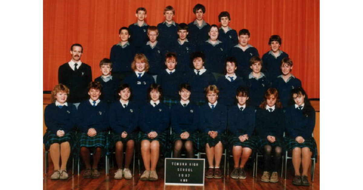 School Photo 1980 S Temuka High School Temuka Mad On New Zealand