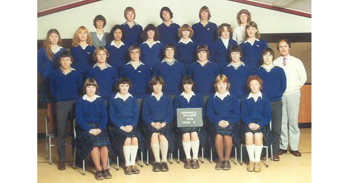 School Photo 1970 s Cromwell College Cromwell MAD On New Zealand