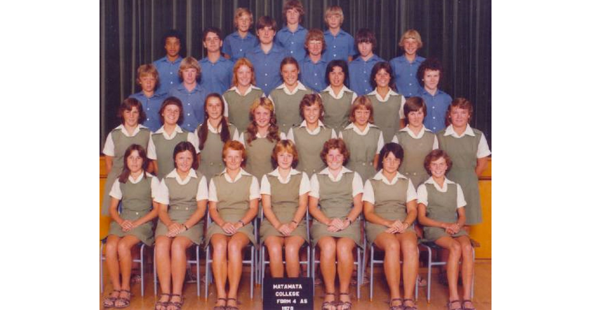School Photo 1970's / Matamata College Matamata MAD on New Zealand
