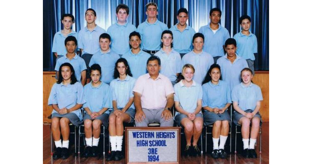 School Photo 1990 s Western Heights High School Rotorua MAD On