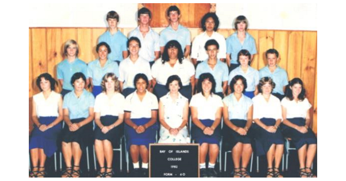 School Photo 1980's / Bay of Islands College Kawakawa MAD on New
