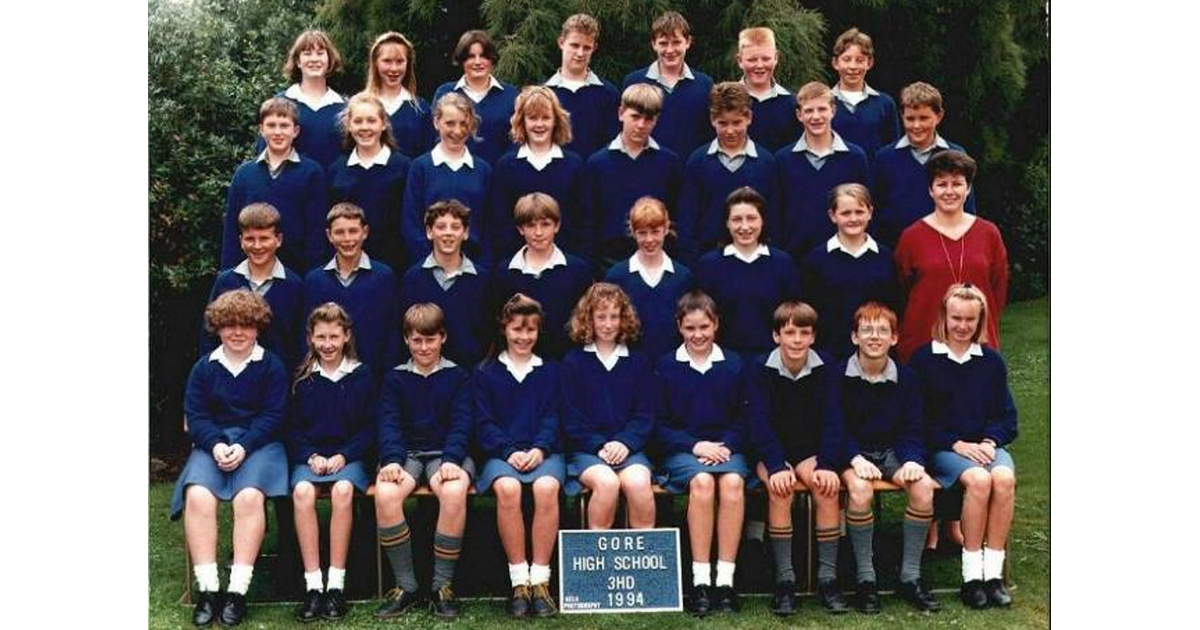 School Photo 1990's / Gore High School Gore MAD on New Zealand