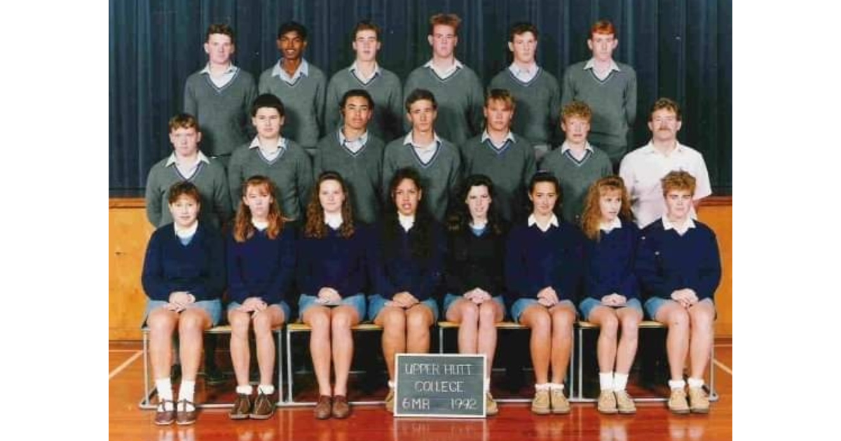School Photo 1990's / Upper Hutt College Upper Hutt MAD on New