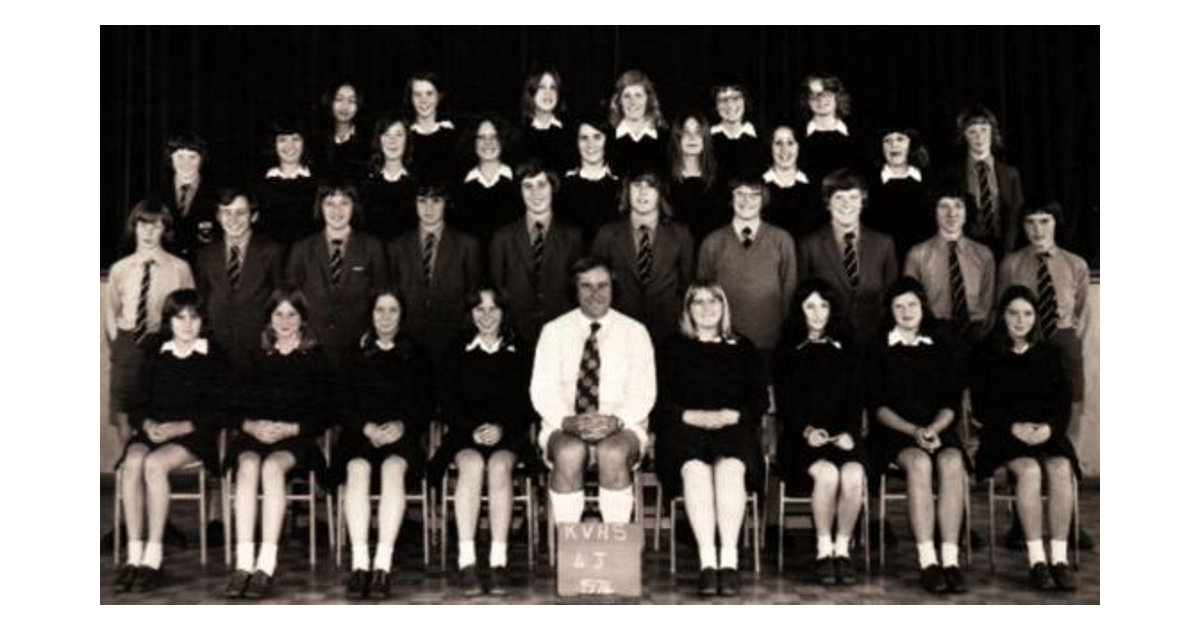 School Photo 1970's / Kaikorai Valley College Dunedin MAD on New