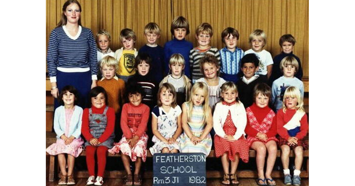 School Photo 1980's / Featherston School Featherston MAD on New