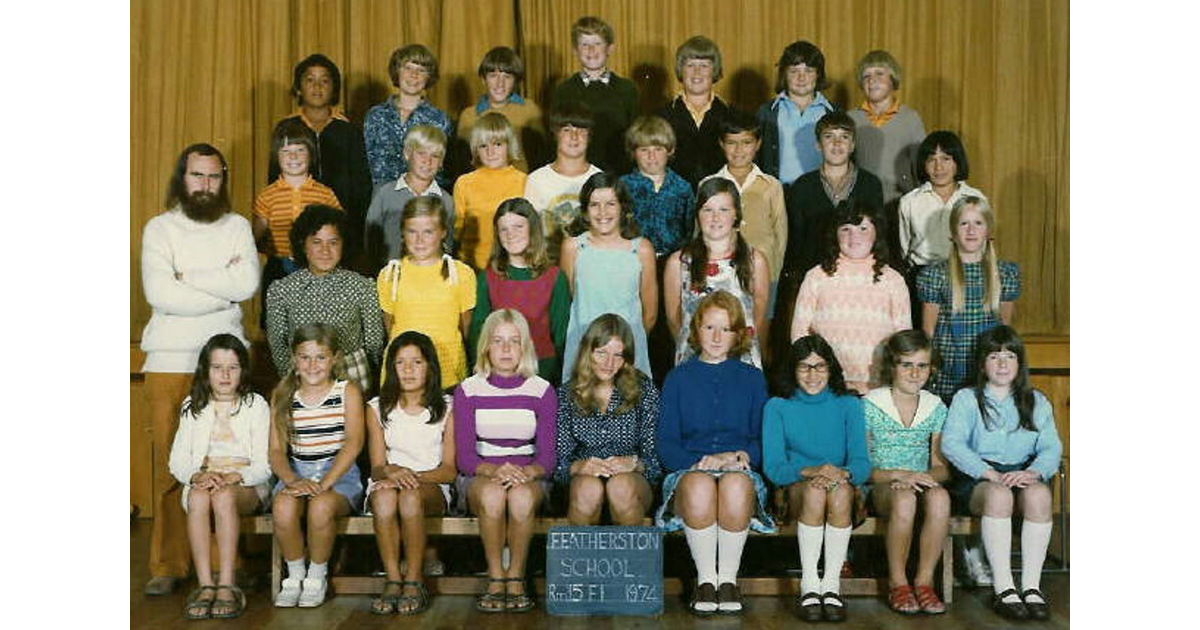 School Photo 1970's / Featherston School Featherston MAD on New