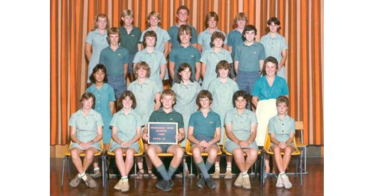 School Photo 1980's / Whanganui High School Whanganui MAD on New Zealand