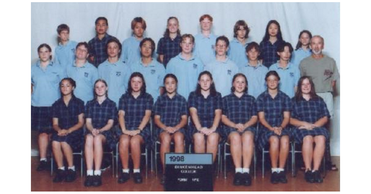 School Photo 1990's / Birkenhead College Auckland MAD on New Zealand