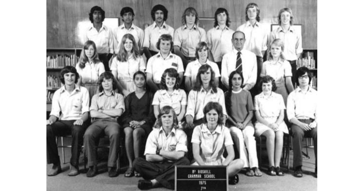 School Photo 1970's / Mount Roskill Grammar School Auckland MAD