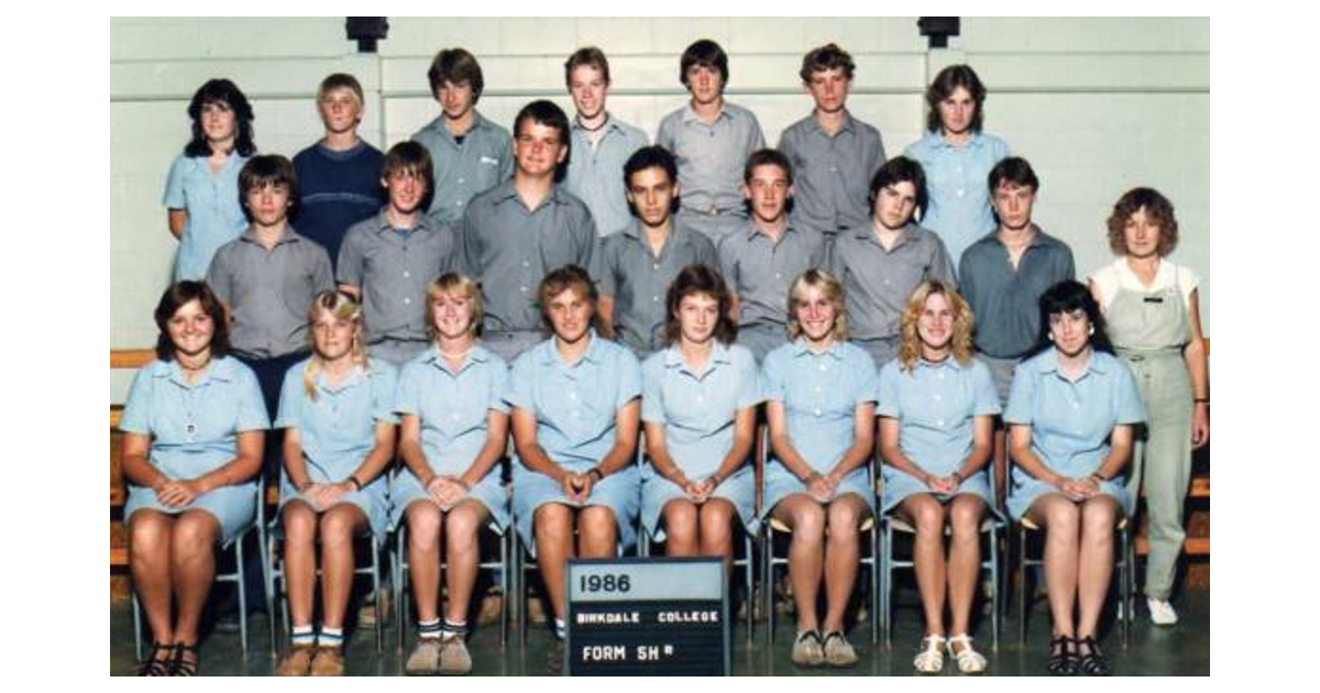 School Photo - 1980's / Birkdale College - Auckland | MAD on New Zealand