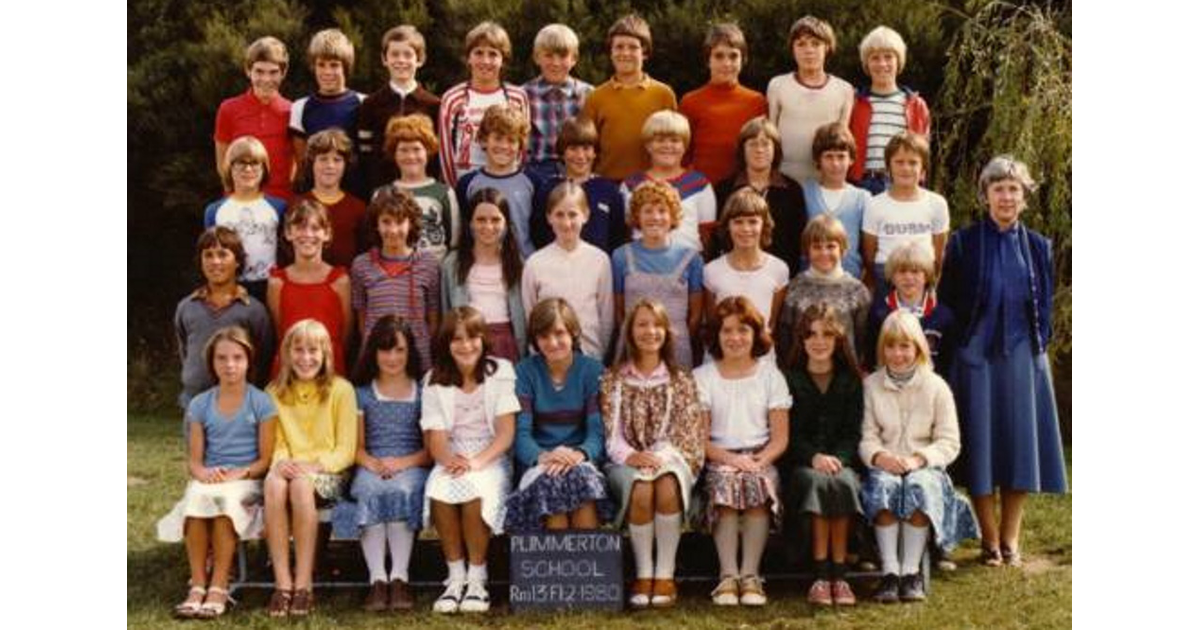 School Photo 1980's / Plimmerton School Porirua MAD on New Zealand
