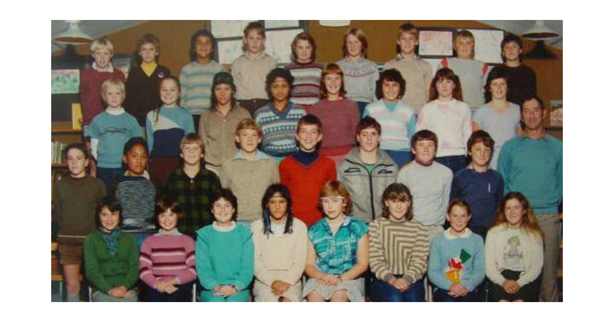 School Photo - 1980's   Miller Avenue School - Paeroa 