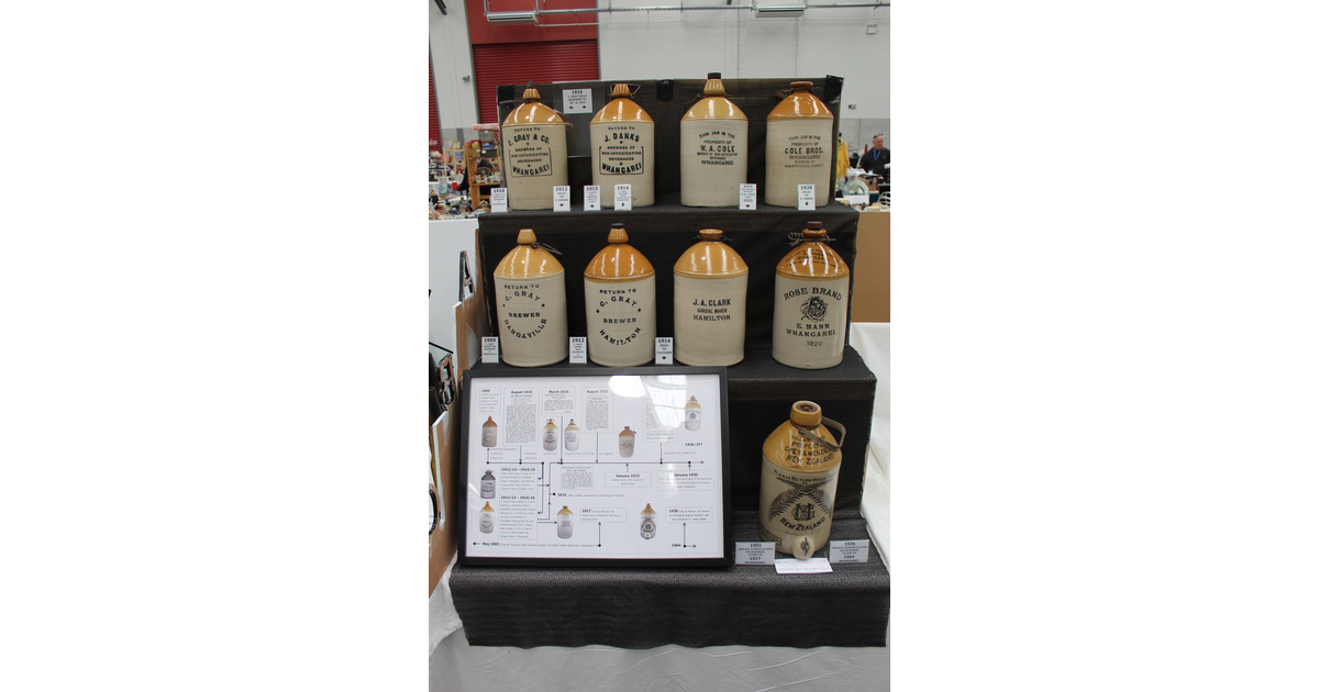 NZ Antique Bottle & Collectables Fair 2022 / Event Photo MAD on New
