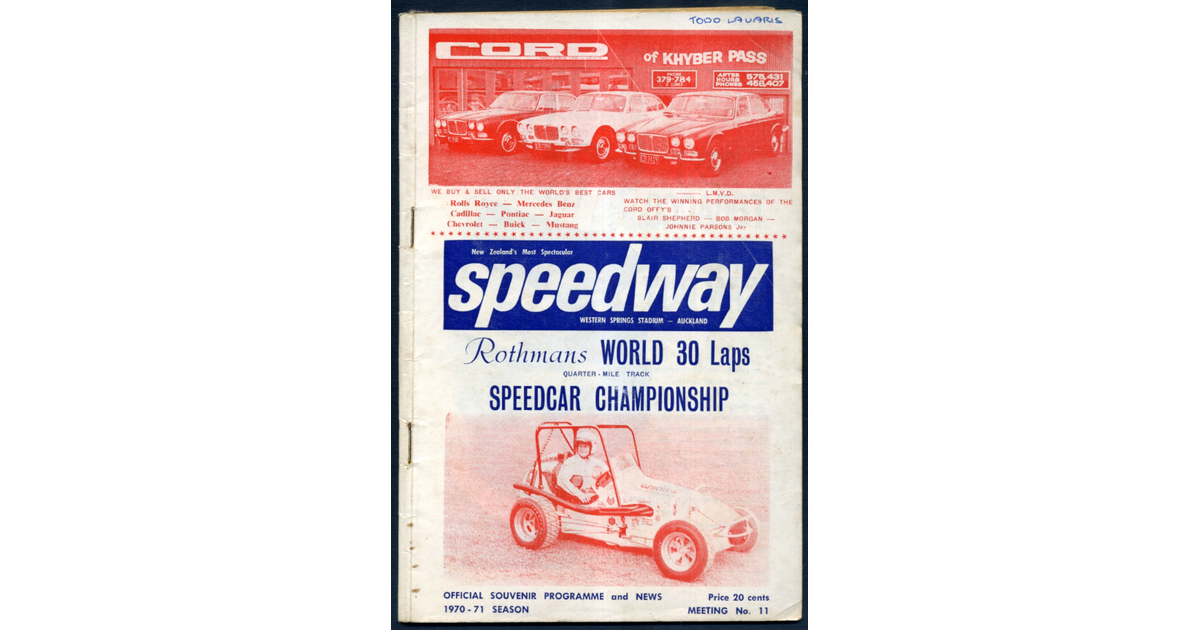 New Zealand Ephemera / New Zealand Historical Items Sporting MAD