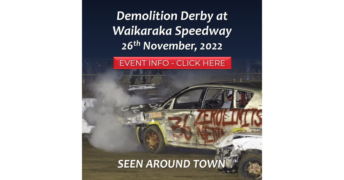 Demolition Derby at Waikaraka Speedway / 26th November 2022 MAD on