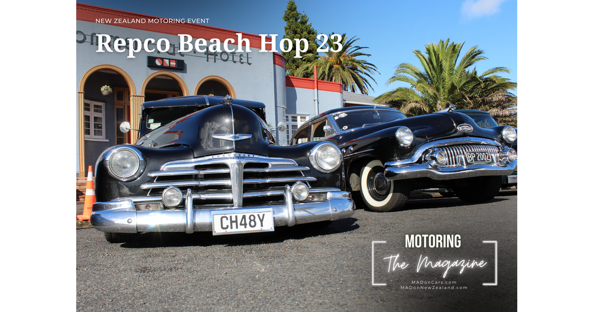 Free Car Event Poster / Repco Beach Hop 23 | MAD on New Zealand