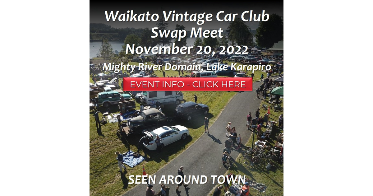 Waikato Vintage Car Club Swap Meet / 20th November 2022 MAD on New