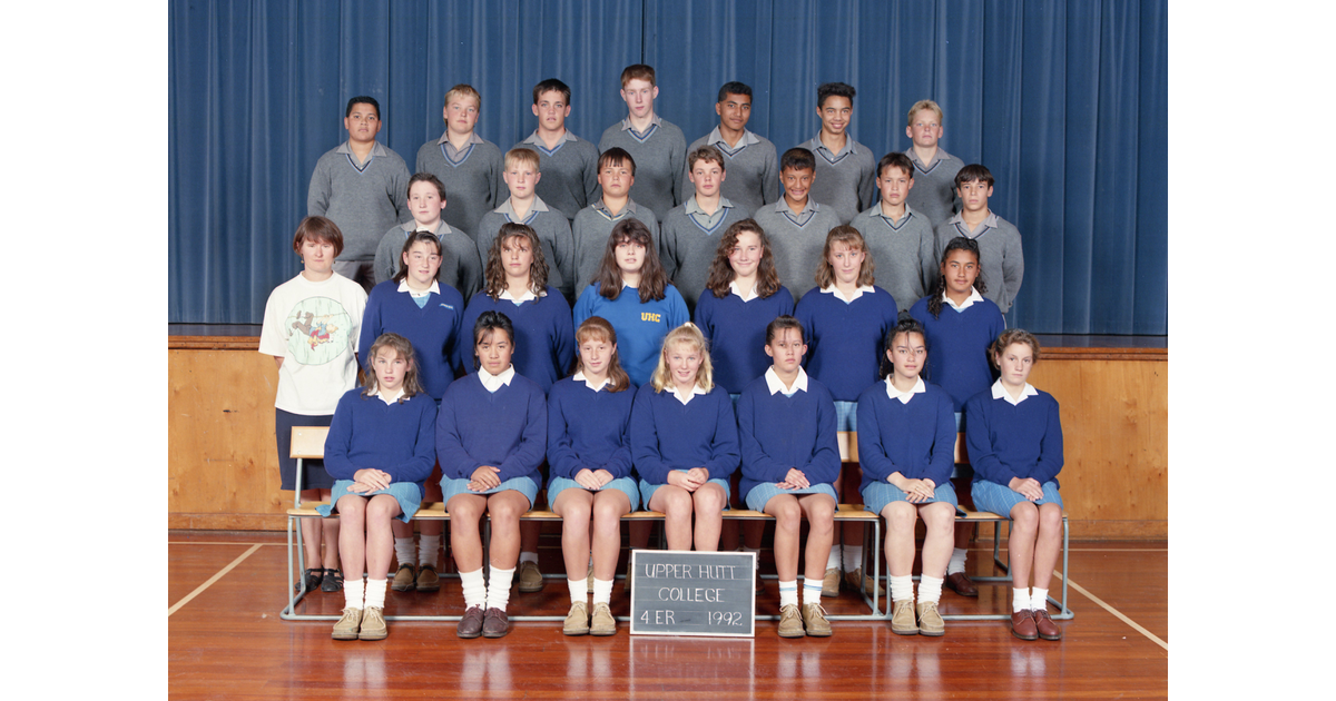 School Photo 1990's / Upper Hutt College Upper Hutt MAD on New